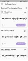 Malayalam Fonts Affiche