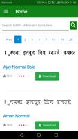 Marathi Fonts: Download Free Marathi Fonts Affiche