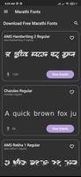 Marathi Fonts スクリーンショット 1