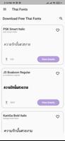 Thai Fonts poster