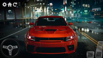 Speed Dodge Charger Parking captura de pantalla 1