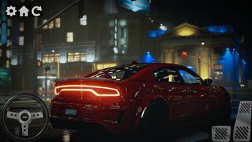 Speed Dodge Charger Parking captura de pantalla 2