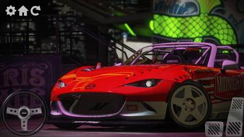 Drift Mazda MX-5 Miata Race poster