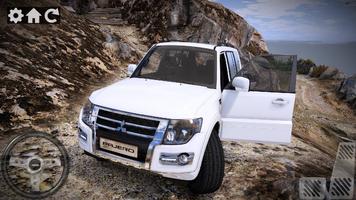 Offroad Pajero SUV Driving Sim ảnh chụp màn hình 1