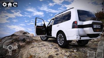 Offroad Pajero SUV Driving Sim captura de pantalla 2