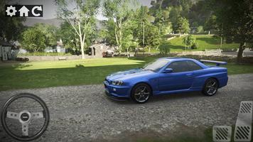 Speed Skyline R34 Car Racer ảnh chụp màn hình 2