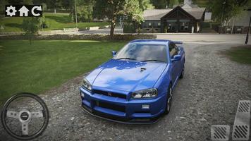 Speed Skyline R34 Car Racer ảnh chụp màn hình 3