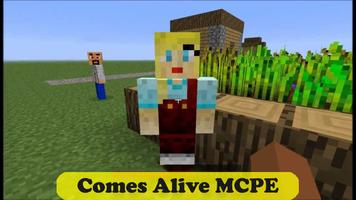 Comes Villagers Alive Minecraft تصوير الشاشة 1