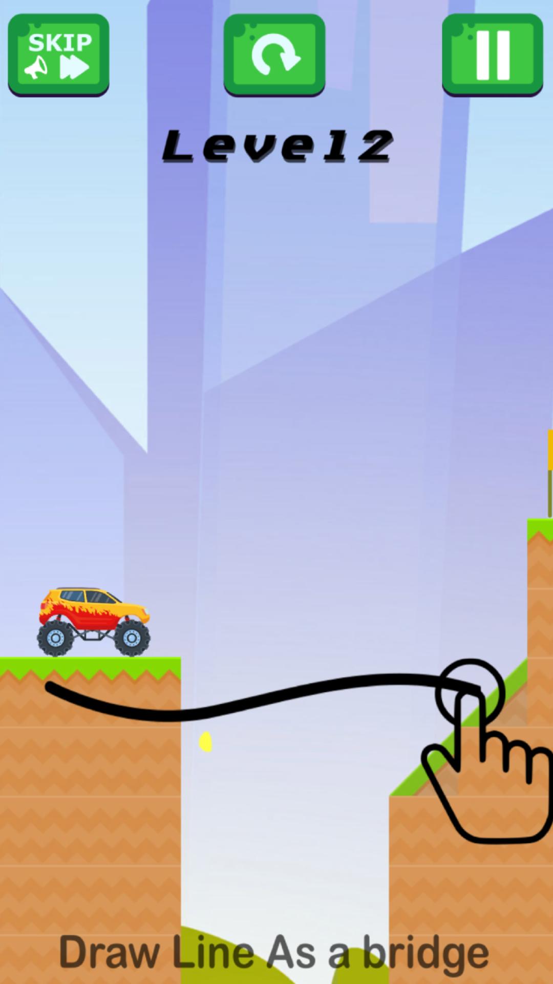 Draw the bridge race car game apk 