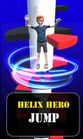 Helix Spiral Jumper-Hero Rolling & Bouncing Game 포스터