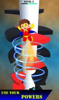 Helix Spiral Jumper-Hero Rolling & Bouncing Game 스크린샷 2