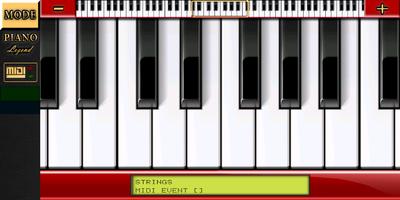 Piano MIDI Affiche