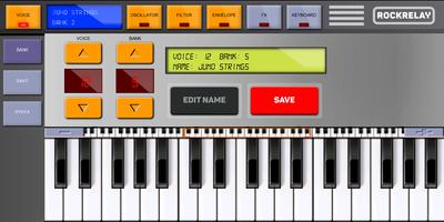 Rockrelay Analog Synthesizer syot layar 1