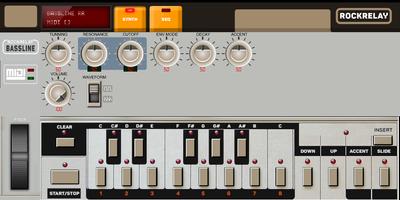 Synthesizer TB 303 Bassline screenshot 1