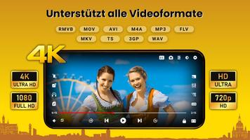 HD Video Player Alle Formate Plakat