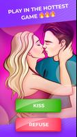 Kiss me: kissing game & chat poster