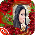 Lovely Flower Photo Frame 2020 - 5000+ Photo Frame