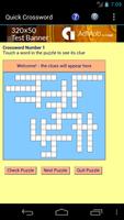 1 Schermata Quick Crossword