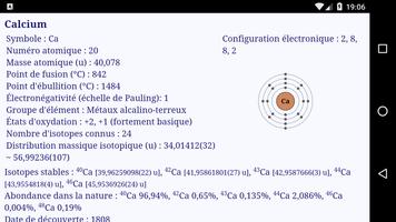 Tableau Périodique capture d'écran 2