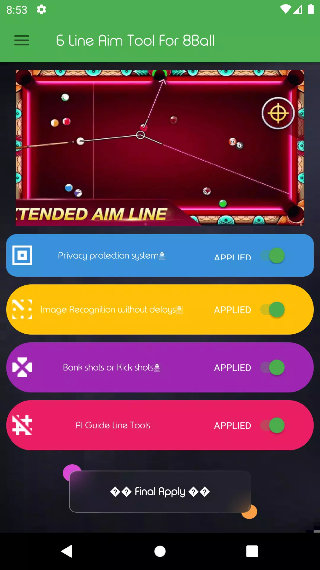 Aim Tool for 8 Ball Pool APK (Download Grátis) - Android Aplicativo