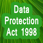 Info on Data Protection Act 1998 Zeichen