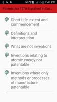 Info on Patents Act 1970 imagem de tela 1