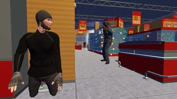 Supermarket Thief Robbery - Stealth Game capture d'écran 3