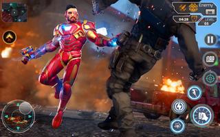 Iron Hero Superhero Robot Game تصوير الشاشة 1