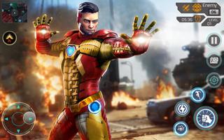 Iron Hero Superhero Robot Game تصوير الشاشة 3
