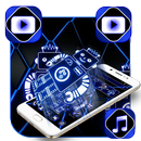 Tema Robot Neon APK