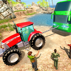 Chained Tractor Towing Simulator أيقونة