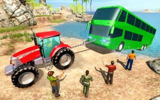 Chained Tractor Towing Simulator تصوير الشاشة 1