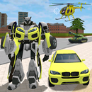 Green Robot Car Transformer Futuristic Supercar APK