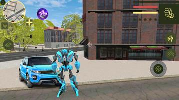 Super Car Robot Transforme Fut Plakat