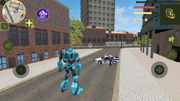 Super Car Robot Transforme Fut captura de pantalla 1