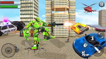 Robot Car Transform Robot Game imagem de tela 7