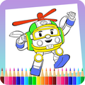 Roboter-Malbuch