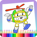 Robot coloring book APK