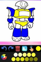 Robot coloring book স্ক্রিনশট 1