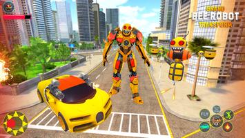 Grand Bee Robot Car Transform War imagem de tela 1