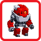 Robot Pixel Art আইকন