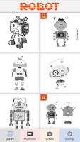 Robot Pixel Art ảnh chụp màn hình 2