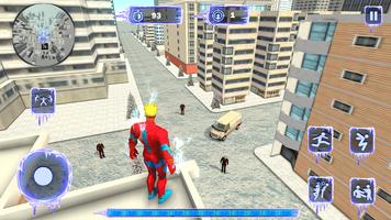 Snow Storm Ice Superhero Games اسکرین شاٹ 3