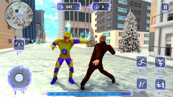 Snow Storm Ice Superhero Games اسکرین شاٹ 2