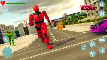 Spider Rope Hero : Power Robot captura de pantalla 3