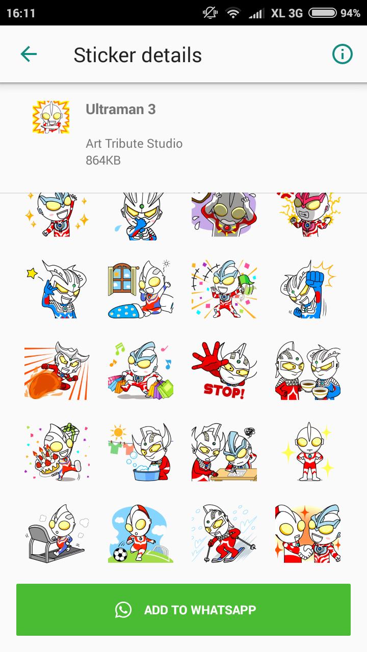 Sticker Whatsapp Ultraman For Android Apk Download