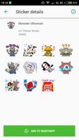 Sticker WhatsApp Ultraman captura de pantalla 2