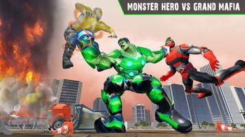 Incredible Monster Hero Games تصوير الشاشة 3