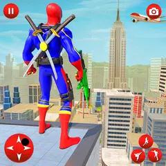 Flying Superhero Robot Mission APK Herunterladen