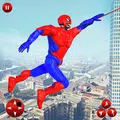 Flying Hero Robot Rescue Game